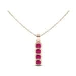 Infinity Ruby Journey Pendant (1.4 CTW) Perspective View