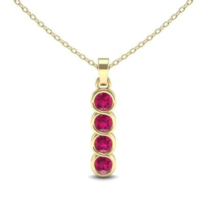 Infinity Ruby Journey Pendant (1.4 CTW) Top Dynamic View