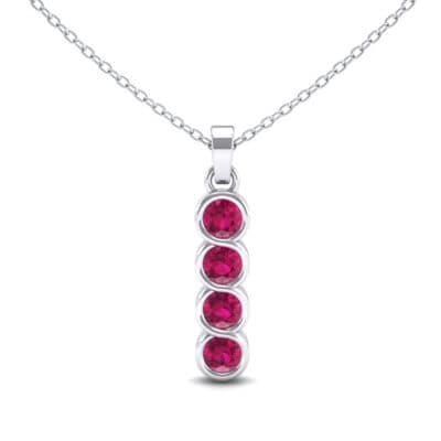Infinity Ruby Journey Pendant (1.4 CTW) Top Dynamic View