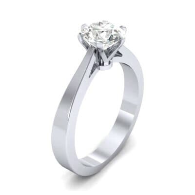 Solitaire Diamond Engagement Ring (0.36 CTW) Perspective View