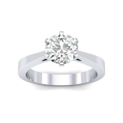 Solitaire Diamond Engagement Ring (0.36 CTW) Top Dynamic View