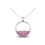 Looking Glass Ruby Pendant (2.4 CTW) Perspective View