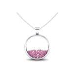 Looking Glass Ruby Pendant (2.4 CTW) Perspective View