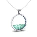 Looking Glass Emerald Pendant (2.4 CTW) Top Dynamic View