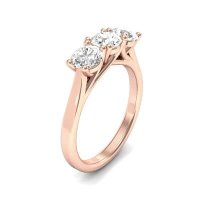 Trinity Trellis Diamond Engagement Ring (0.75 CTW) Perspective View