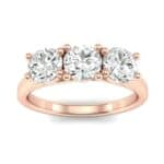 Trinity Trellis Diamond Engagement Ring (0.75 CTW) Top Dynamic View