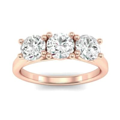 Trinity Trellis Diamond Engagement Ring (0.75 CTW) Top Dynamic View