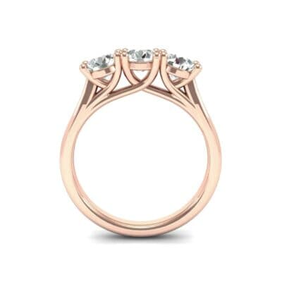 Trinity Trellis Diamond Engagement Ring (0.75 CTW) Side View