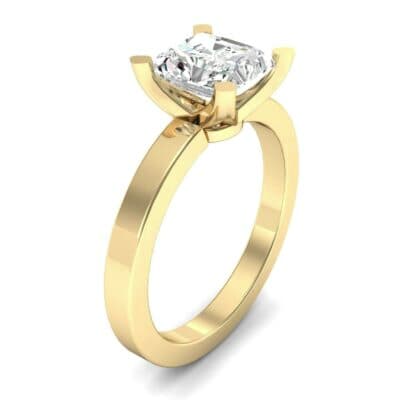 Classic Radiant-Cut Solitaire Diamond Engagement Ring (0.9 CTW) Perspective View