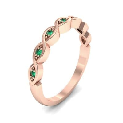 Marquise Emerald Ring (0.12 CTW) Perspective View