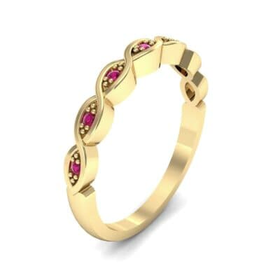 Marquise Ruby Ring (0.12 CTW) Perspective View