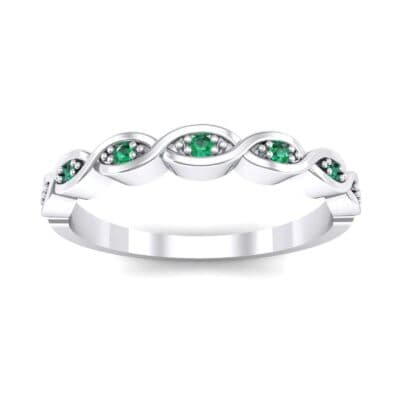 Marquise Emerald Ring (0.12 CTW) Top Dynamic View
