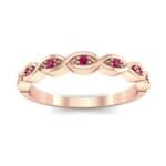 Marquise Ruby Ring (0.12 CTW) Top Dynamic View