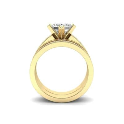 Princess-Cut Compass Point Diamond Engagement Ring (1.88 CTW) Side View