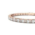 Thin Brilliant Round Diamond Tennis Bracelet (1.75 CTW) Top Dynamic View