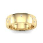 Wide Stellar Embedded Diamond Ring (0.14 CTW) Top Dynamic View