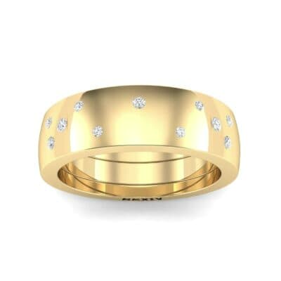 Wide Stellar Embedded Diamond Ring (0.14 CTW) Top Dynamic View