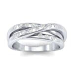 Rolling Triple Band Diamond Ring (0.23 CTW) Top Dynamic View