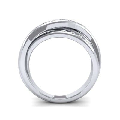 Rolling Triple Band Diamond Ring (0.23 CTW) Side View