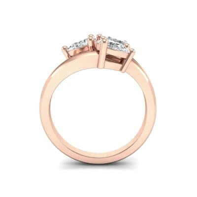 Open Band Pear-Shape Diamond Ring (1.08 CTW) Side View