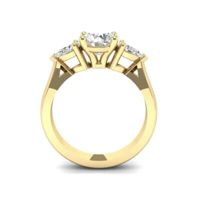 Pear Three-Stone Diamond Engagement Ring (1.55 CTW) Side View