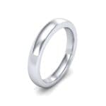 Classic Domed Wedding Ring (0 CTW) Perspective View