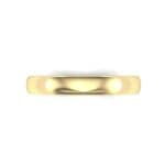 Classic Domed Wedding Ring (0 CTW) Top Flat View