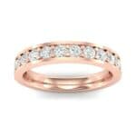Flat-Sided Pave Diamond Ring (0.5 CTW) Top Dynamic View