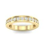 Flat-Sided Pave Diamond Ring (0.57 CTW) Top Dynamic View
