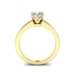 Claw Prong Cushion-Cut Solitaire Diamond Engagement Ring (0.66 CTW) Side View