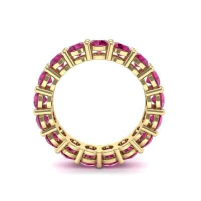 Luxe Shared Prong Ruby Eternity Ring (2.72 CTW) Side View