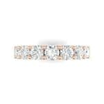 Luxe Shared Prong Diamond Eternity Ring (1.87 CTW) Top Flat View