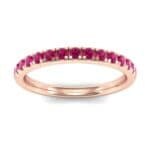Pave Ruby Ring (0.51 CTW) Top Dynamic View