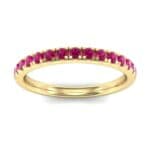 Pave Ruby Ring (0.51 CTW) Top Dynamic View