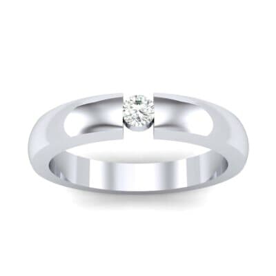 Floating Solitaire Diamond Ring (0.06 CTW) Top Dynamic View