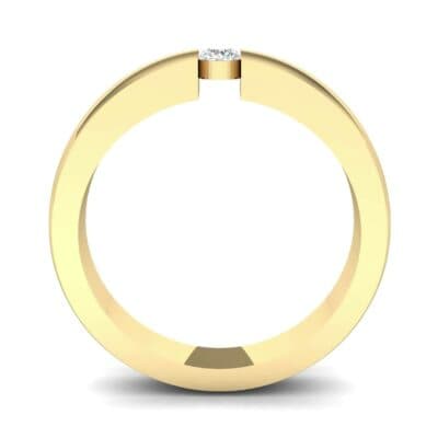 Floating Solitaire Diamond Ring (0.06 CTW) Side View