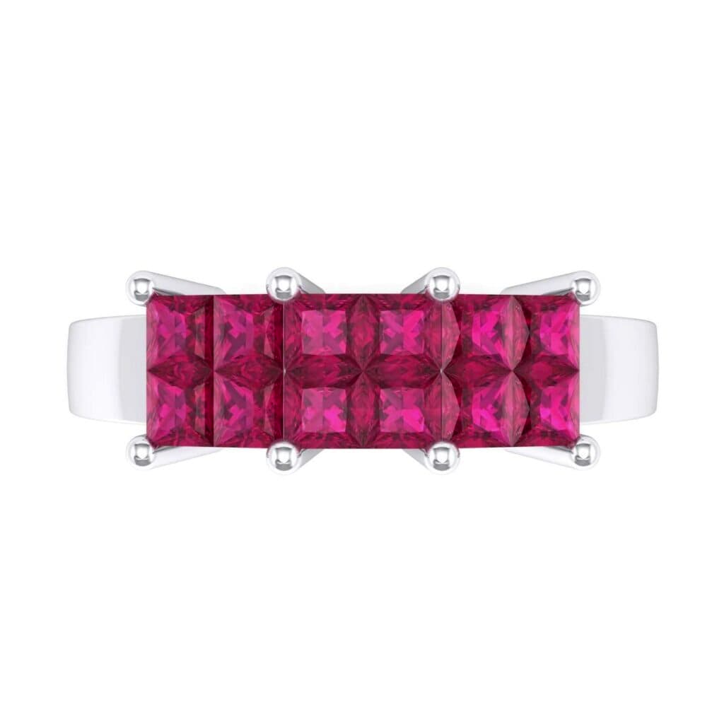 Invisible-Set Dozen Ruby Ring (0.96 CTW) 4541 Render 1 01 Camera4 Stone 2 Ruby 0 Floor 0 Metal 4 White Gold 0 Emitter Aqua Light 0