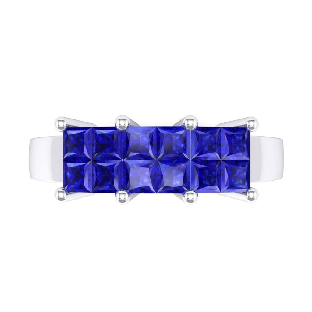 Invisible-Set Dozen Blue Sapphire Ring (0.96 CTW) 4541 Render 1 01 Camera4 Stone 3 Blue Sapphire 0 Floor 0 Metal 4 White Gold 0 Emitter Aqua Light 0