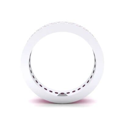Channel-Set Baguette Ruby Eternity Ring (2.04 CTW) Side View