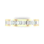 Channel-Set Baguette Diamond Eternity Ring (1.88 CTW) Top Flat View
