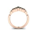 Staggered Bar-Set Emerald Ring (1.68 CTW) Side View