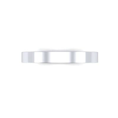 Classic Flat Ring (0 CTW) Top Flat View