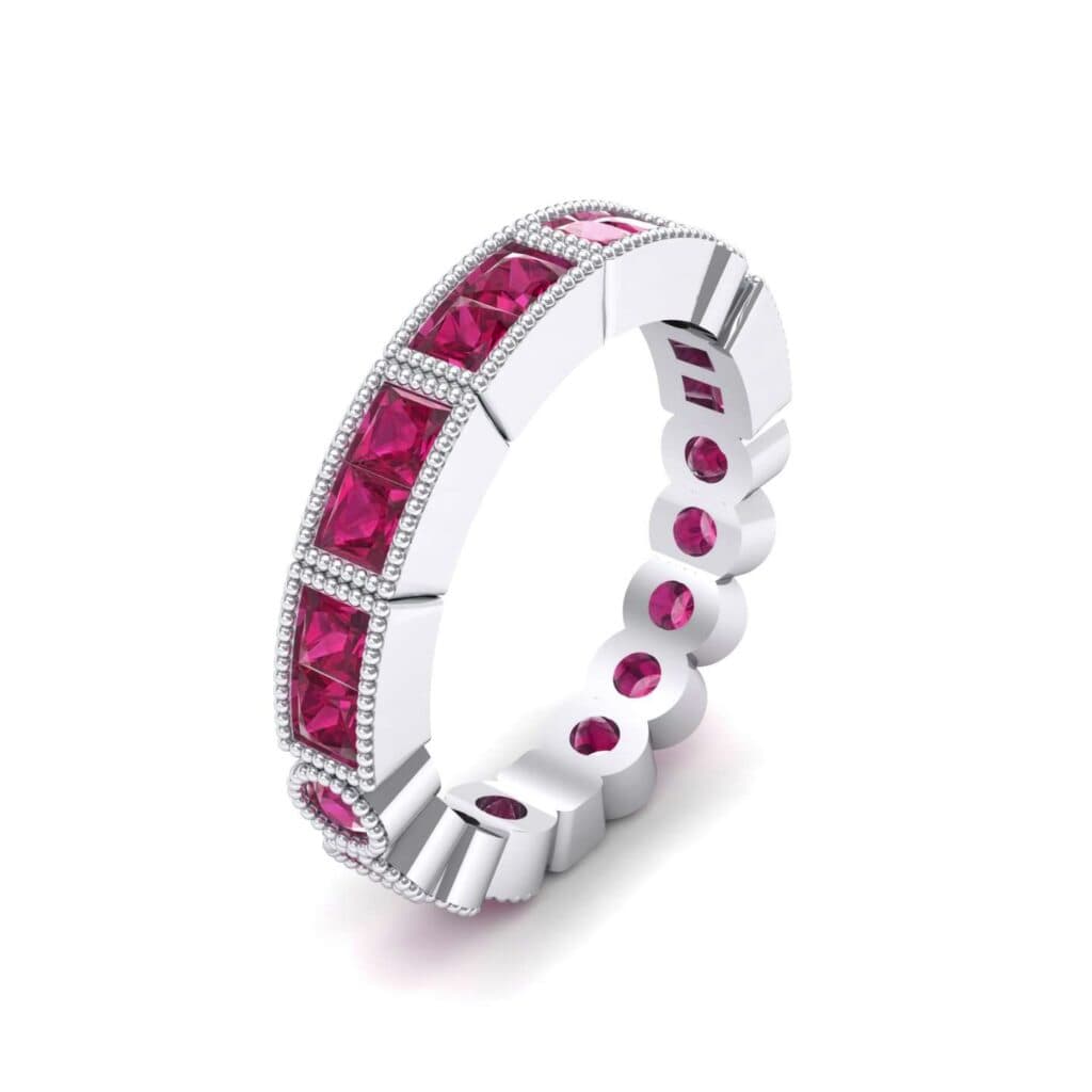 Lady Milgrain Bezel-Set Ruby Ring (1.5 CTW) 4750 Render 1 01 Camera1 Stone 2 Ruby 0 Floor 0 Metal 4 White Gold 0 Emitter Aqua Light 0
