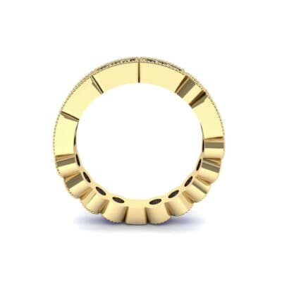 Lady Milgrain Bezel-Set Blue Sapphire Ring (1.5 CTW) Side View
