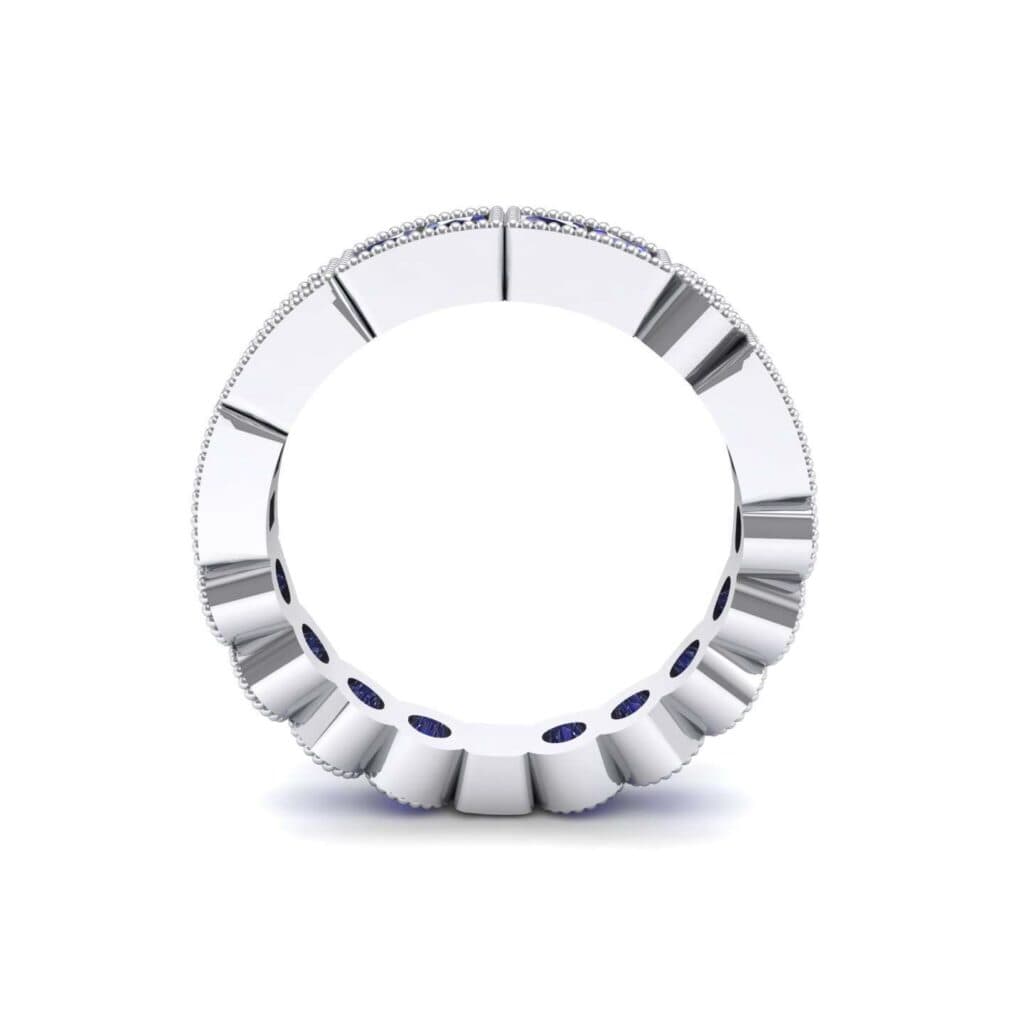 Lady Milgrain Bezel-Set Blue Sapphire Ring (1.5 CTW) 4750 Render 1 01 Camera3 Stone 3 Blue Sapphire 0 Floor 0 Metal 4 White Gold 0 Emitter Aqua Light 0