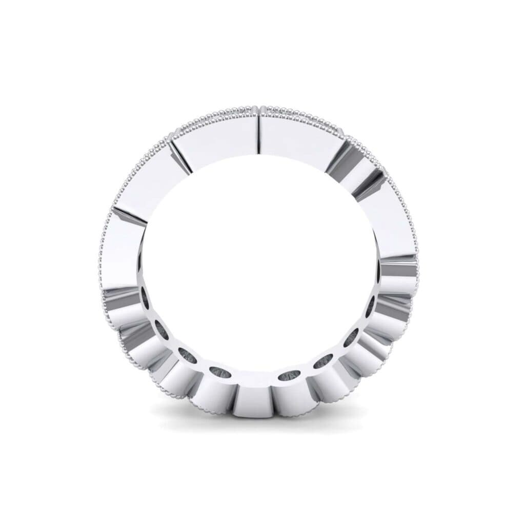 Lady Milgrain Bezel-Set Diamond Ring (1.2 CTW) 4750 Render 1 01 Camera3 Stone 4 Diamond 0 Floor 0 Metal 4 White Gold 0 Emitter Aqua Light 0