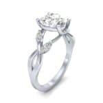 Twisting Vine Diamond Engagement Ring (2.08 CTW) Perspective View