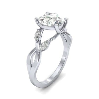 Twisting Vine Diamond Engagement Ring (2.08 CTW) Perspective View