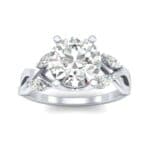 Twisting Vine Diamond Engagement Ring (2.08 CTW) Top Dynamic View