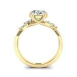 Twisting Vine Diamond Engagement Ring (2.08 CTW) Side View